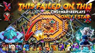 TH13 ONLY 1 STAR STRONGEST BASE WITH REPLAYS  ANTI 2 STAR BASE  COC