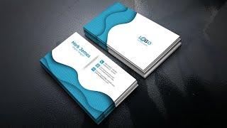 How to Make Best Business Cards Design  Adobe Photoshop Tutorial