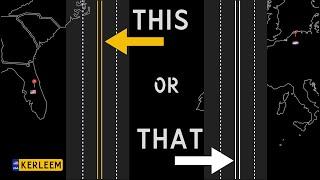 YELLOW or WHITE? Where North Americas roads get it RIGHT