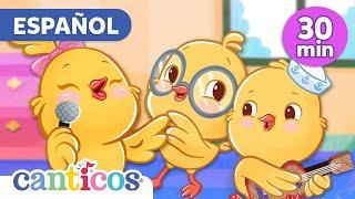 Canticos  30 min de Canciones de Cuna  Español  Spanish cartoon Songs  Pio Pio   animacion