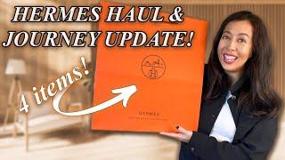 Hermes Haul & Journey updates 4 items wishlist