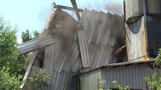 A short clip of the 1 million square-foot Eureka Foundry Chattanooga TN being torn down