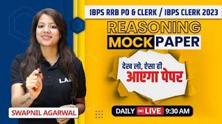 IBPS RRB POClerk 2023  Reasoning Live Mock Test Analysis  Reasoning Classes By Swapnil Maam