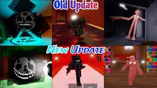 Roblox Old Update Vs New Update Doors But  Bad Fan Remake Jumpscare comparison