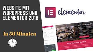 Website mit WordPress und Elementor 2022 in 50 Minuten