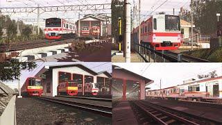 Aktifitas KRL Commuter Line di Dipo Bukit Duri - Trainz Railroad Simulator 2019 HD