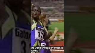 Merlene Ottey 21.77 vs Irina Privalova 22.22 Monaco GP 200m 1993.