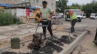 В Смоленске продолжается ремонт улиц Автозаводская и Лавочкина