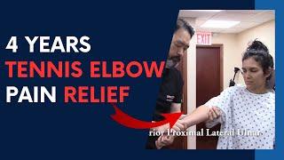 4 Years Tennis Elbow Pain RELIEF