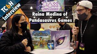 Raina of Pandasaurus talks releases Family + & expansions at PAX Unplugged 2022 - TCbH Interview