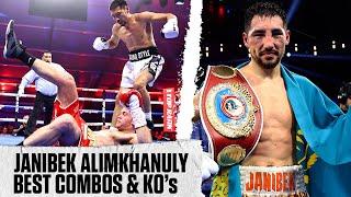 Janikbek Alimkhanuly Best Combinations & Knockouts  Janibek Defends Belt Saturday ESPN