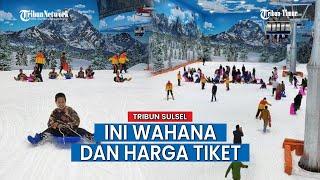 Trans Snow World Makassar Diresmikan Danny Pomanto dan Chairul Tanjung Ini Wahana dan Harga Tiket