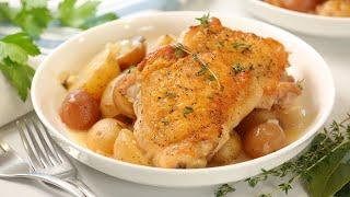 Roast Chicken & Potatoes  Easy & Delicious Holiday Worthy Dinner Recipe