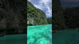 Riding Through A Beautiful Lagoon