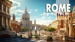 Walking tour 4k - Rome - Italy HDR