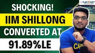 Shocking  IIM Shillong Converted at 91.89%le  General Engineer  7 Months GAP  Proud of Bijit 