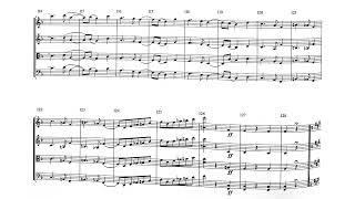Arnold Schoenberg - Scherzo for String Quartet 1897 Score-Video