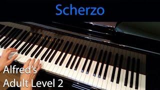 Scherzo Early-Intermediate Piano Solo Alfreds Adult Level 2