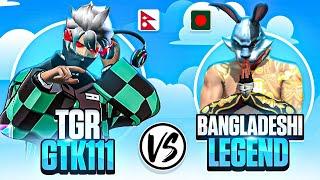 TOP 1 BANGLADESHI PC PLAYER Vs TGR GTK111  Garena Free Fire