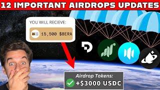 12 Important AIRDROPS Updates - DO THIS NOW