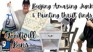 Goodwill Bins Buying Amazing Home Decor & Clothes - And Painted Home Decor Makeovers - Reselling