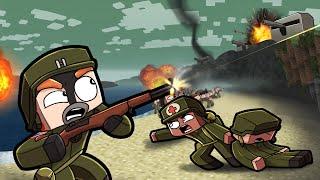 D-Day Invasion 1944 - WW2 Map Wars Minecraft