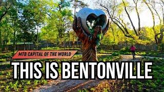 Discover Bentonville AR by Drone - MTB trails Art & everything this beautiful town has to offer.