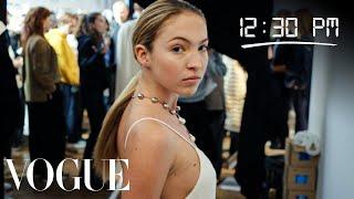 How Model Lila Moss Gets Runway Ready  Diary of a Model  Vogue