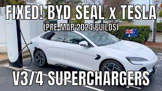 FIXED Pre March 2024 BYD Seal and Tesla Supercharger V3 V4 Issues