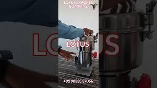 High Speed Masala Grinder Machine Dry Spices Haldi Chilly Grinding Machine@LotusExportsCompany