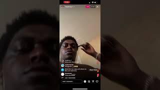 Kodak Black Shower With A Girl  On IG Live