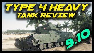 ► World of Tanks Type 4 Heavy Review - Patch 9.10 - New Japanese Tier 9 Heavy Tank Gameplay