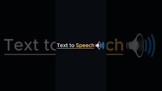 550 Tricks Text To Speech  HTML CSS JS Tricks  #coding #javascript #html #css