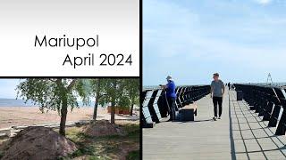 Мариуполь. Апрель 2024. Море пляж. Mariupol. April 2024