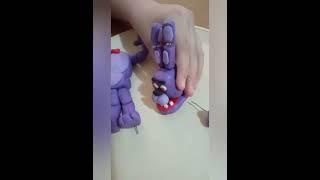 How To Make Bonnie The Bunny Out Of Clay  Five Nights At Freddys Dont Coppa Me
