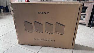 Sony BRAVIA Theater Quad with 16 total speakers Setup & Installation