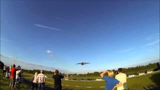 Antonov AN-225 landing at East Midlands Airport EMA