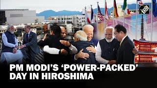 From G7 Summit to Quad meeting watch highlights of PM Modi’s first day of Hiroshima visit