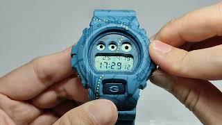 Cara Setting Jam Tangan Casio G-Shock DW-6900SBY-2