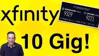 Comcast Gigabit Pro  Xfinity Gigabit x6 Now x10 at 10 Gigabits Per Second