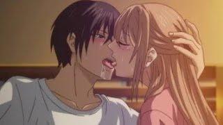 Best anime mouth kissing