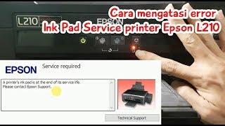 Printer Service  Reset Waste Ink Pad Printer Epson L210 L110 L300 L350 L355