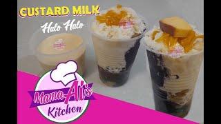 CUSTARD MILK Halo Halo