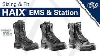 HOW TO Properly size and fit HAIX®  EMS & Station Boots