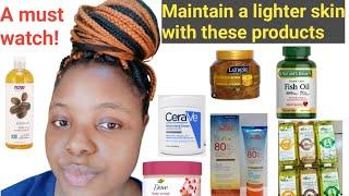 HOW TO MAINTAIN YOUR SKIN TONE *After lightening *whitening Brightening* *Body maintenance* #glow