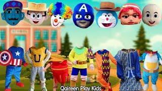 Hunting for clowns Boboiboy Doraemon ONDEL-ONDEL and his friends are looking for his head