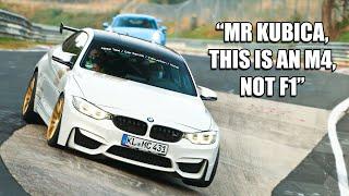 F1 Driver Robert Kubica in BMW M4 on the Nürburgring  Fast&Fun