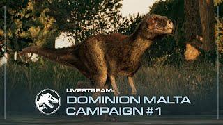 Jurassic World Evolution 2  Dominion Malta Expansion  Campaign Lets Play #1