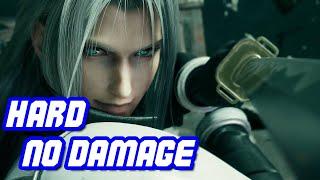 FINAL BOSS SEPHIROTH HARD NO DAMAGE & MATERIA BUILD - FINAL FANTASY VII REMAKE