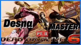 DOA6 PC  DESNA VS MASTER Part II The Rivalry Must Go On